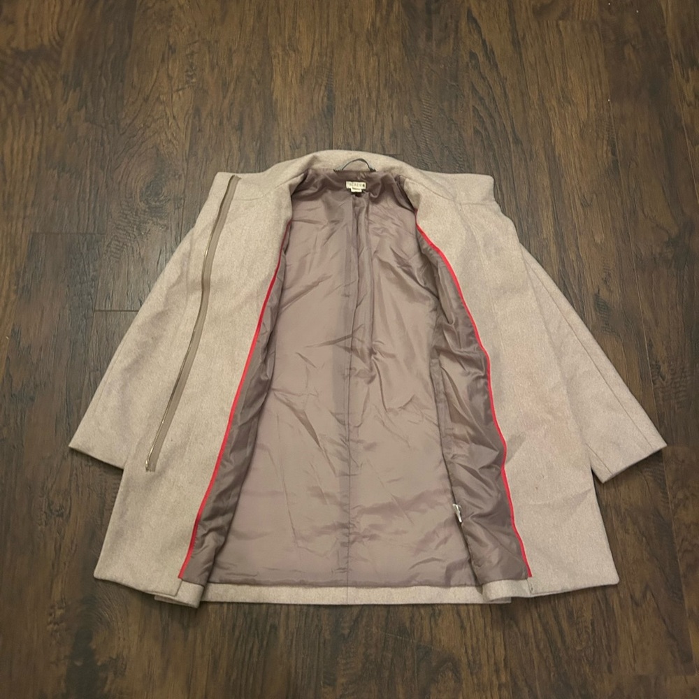J. Crew Beige Women’s Wool Jacket Coat Outerwear Size Small - Picture 7 of 7